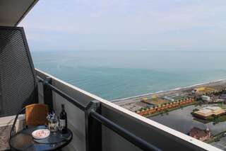 Апарт-отели Orbi City Batumi - Cozy Apts - Beach View & Balcony Батуми Номер-студио с кроватью размера "king-size" и диван-кроватью-42